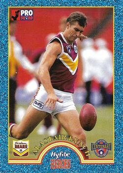 1996 Select Tip Top Hyfibe Heroes #16 Alastair Lynch Front